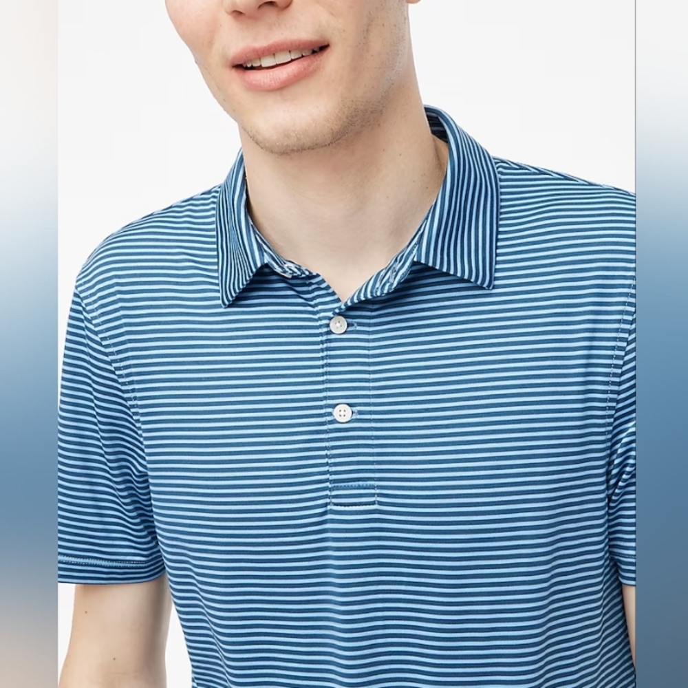 J. Crew Men's Performance Polo Shirt. New Size Medium